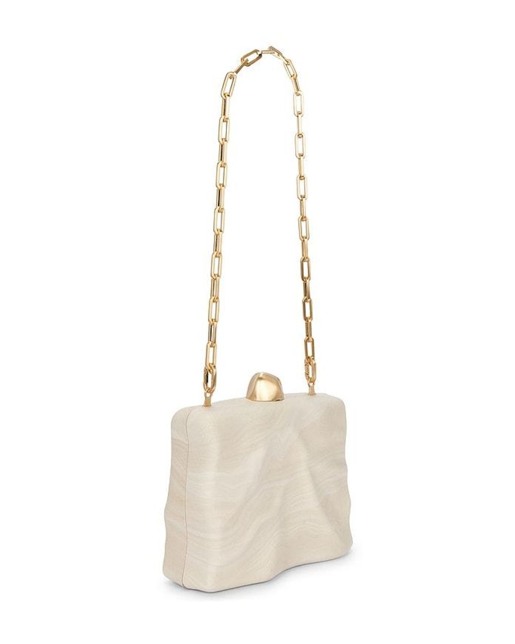 Cult Gaia White Flyn Clutch