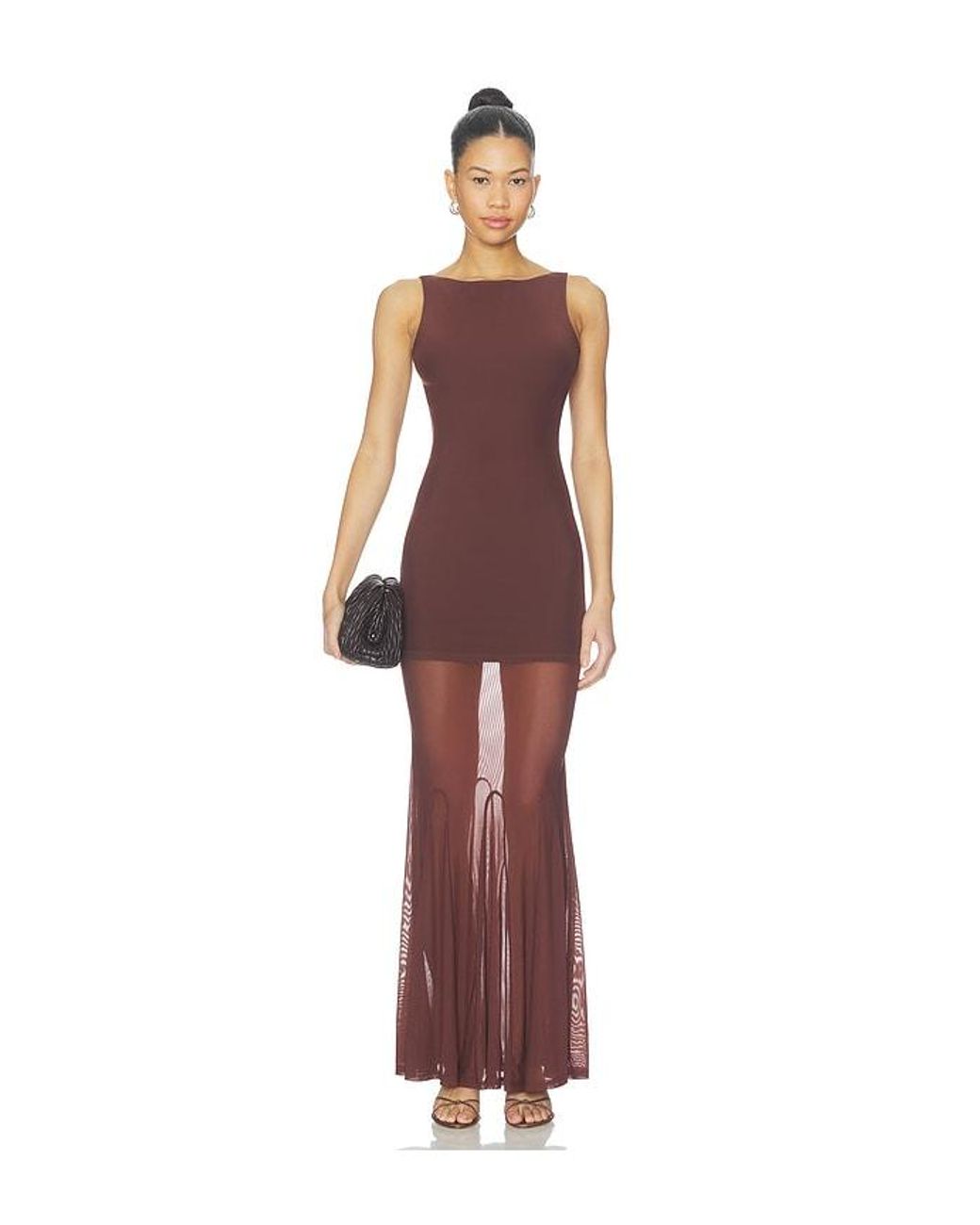 superdown Brown Auli Maxi Dress