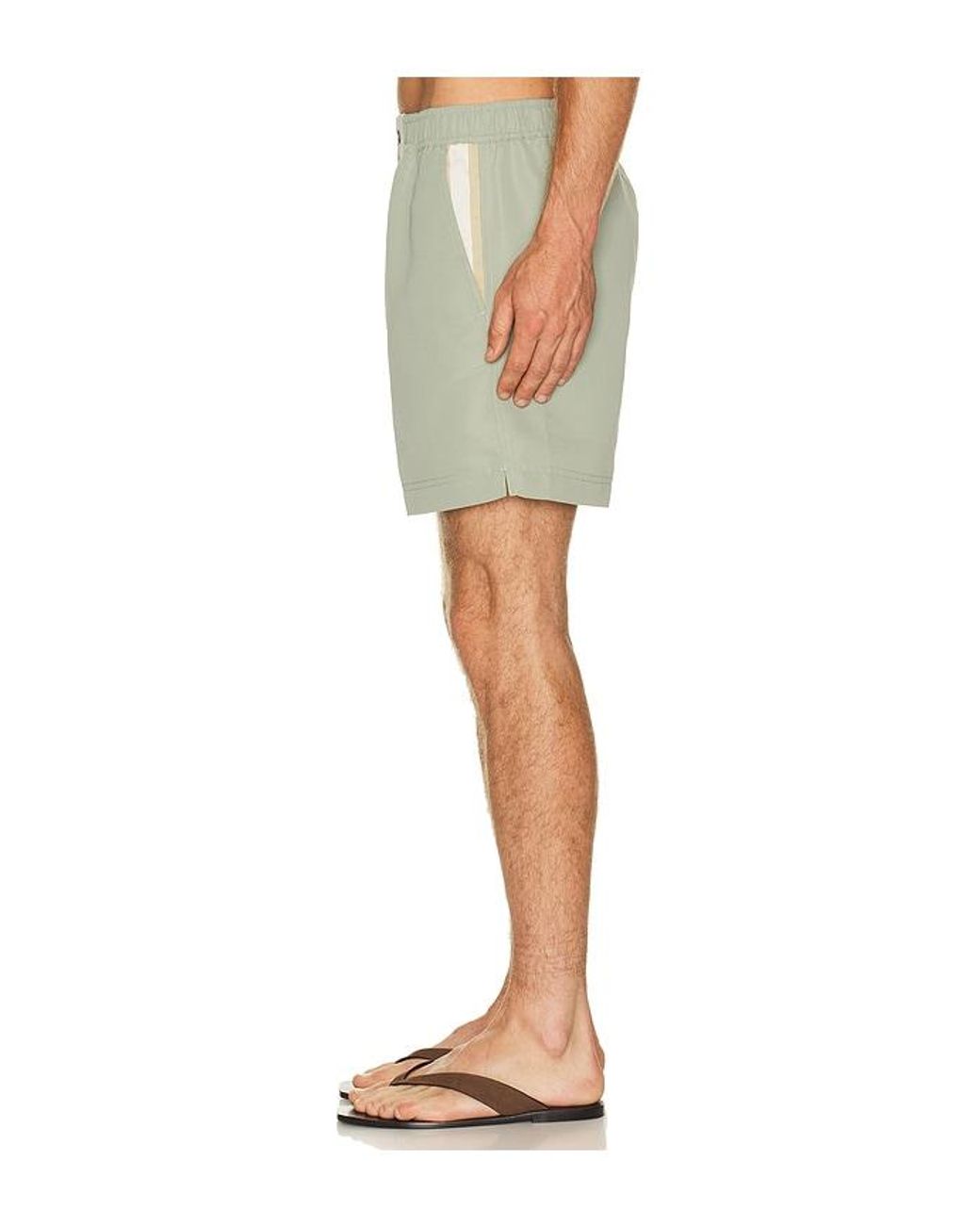 CHE Green Plain Tailored Swim Short for men