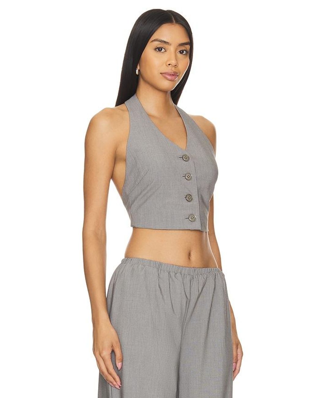 Lovers + Friends Black Amanda Vest