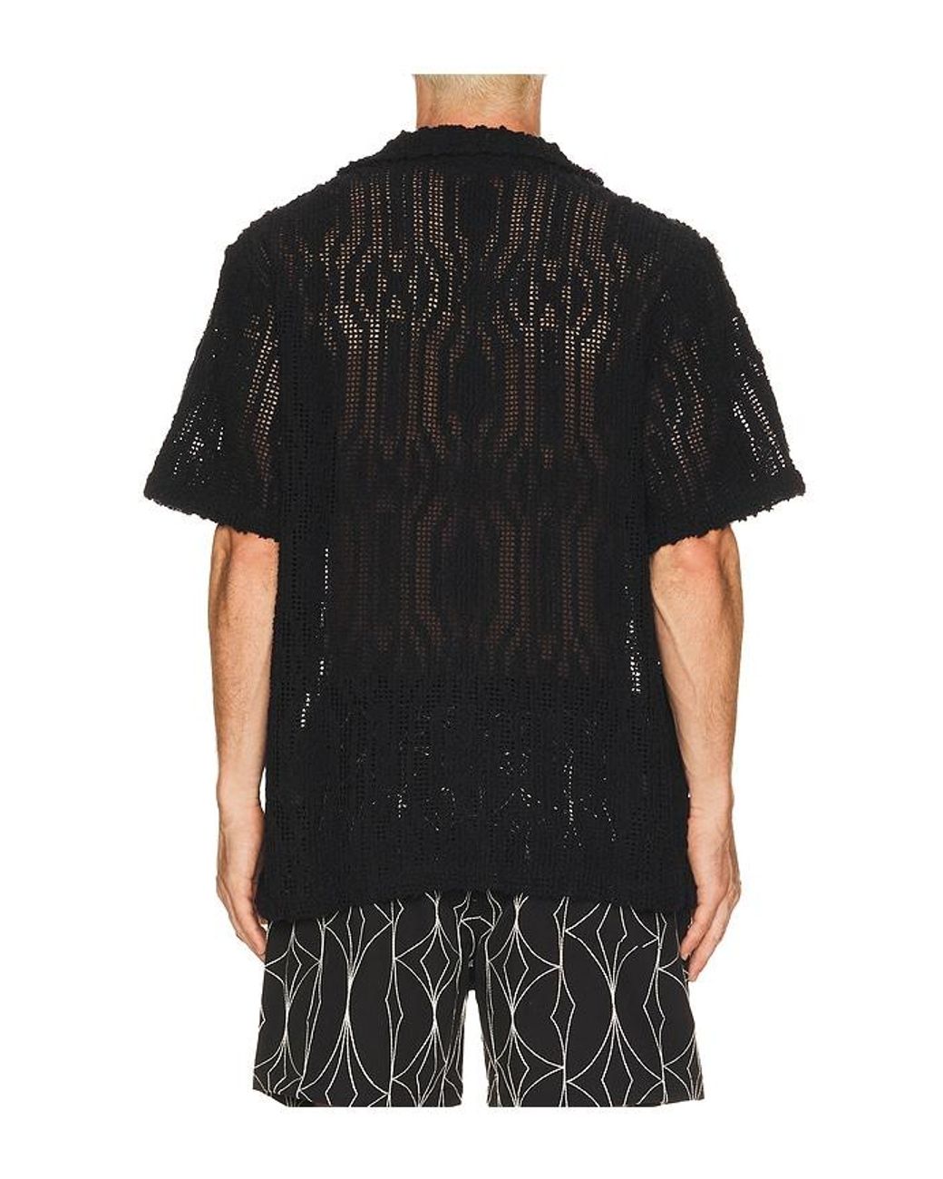 Oas Black Zefi Cuba Shirt for men
