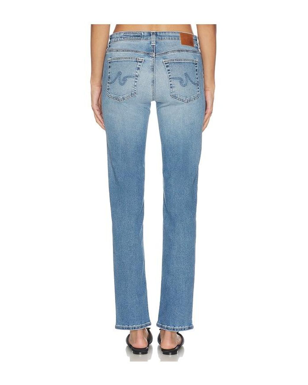 AG Jeans Blue Sandra Straight Leg Jeans