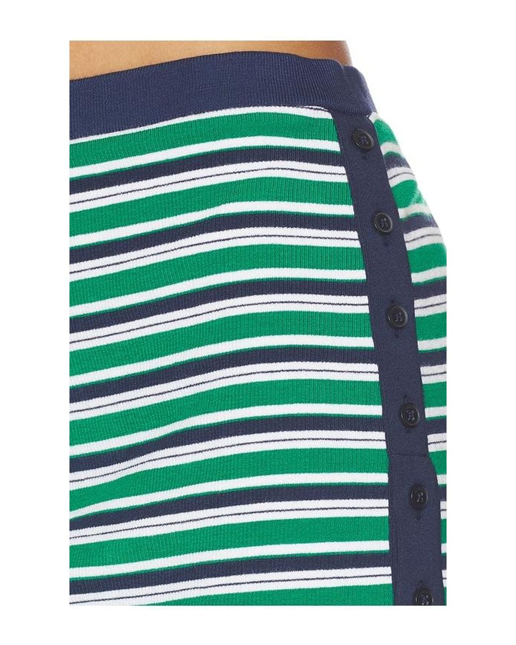 Jonathan Simkhai Blue Franky Knit Mini Skirt