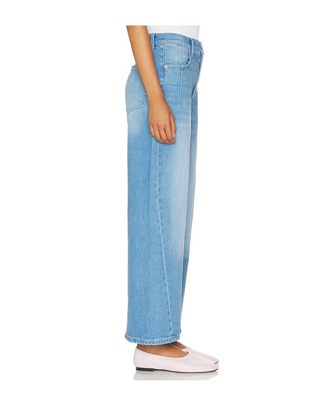 Pistola Blue Kyra High Rise Bowed Ankle Jeans