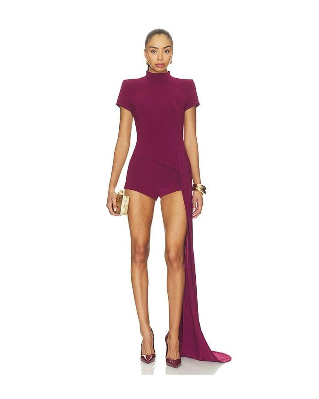 Nadine Merabi Red Pippa Top