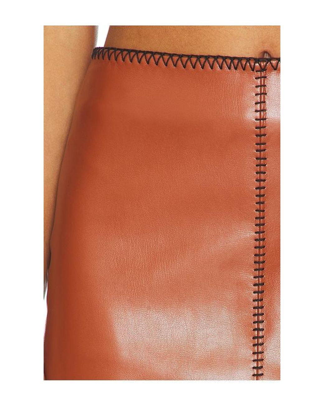 Amanda Uprichard Orange Ginger Skirt