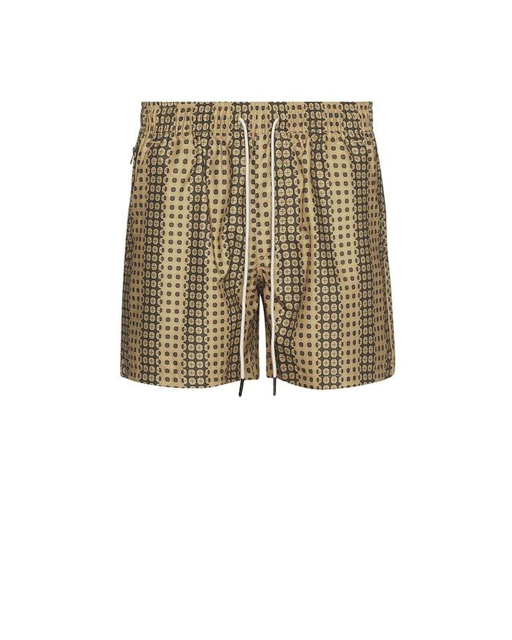 Oas Green Regalia Swim Shorts for men