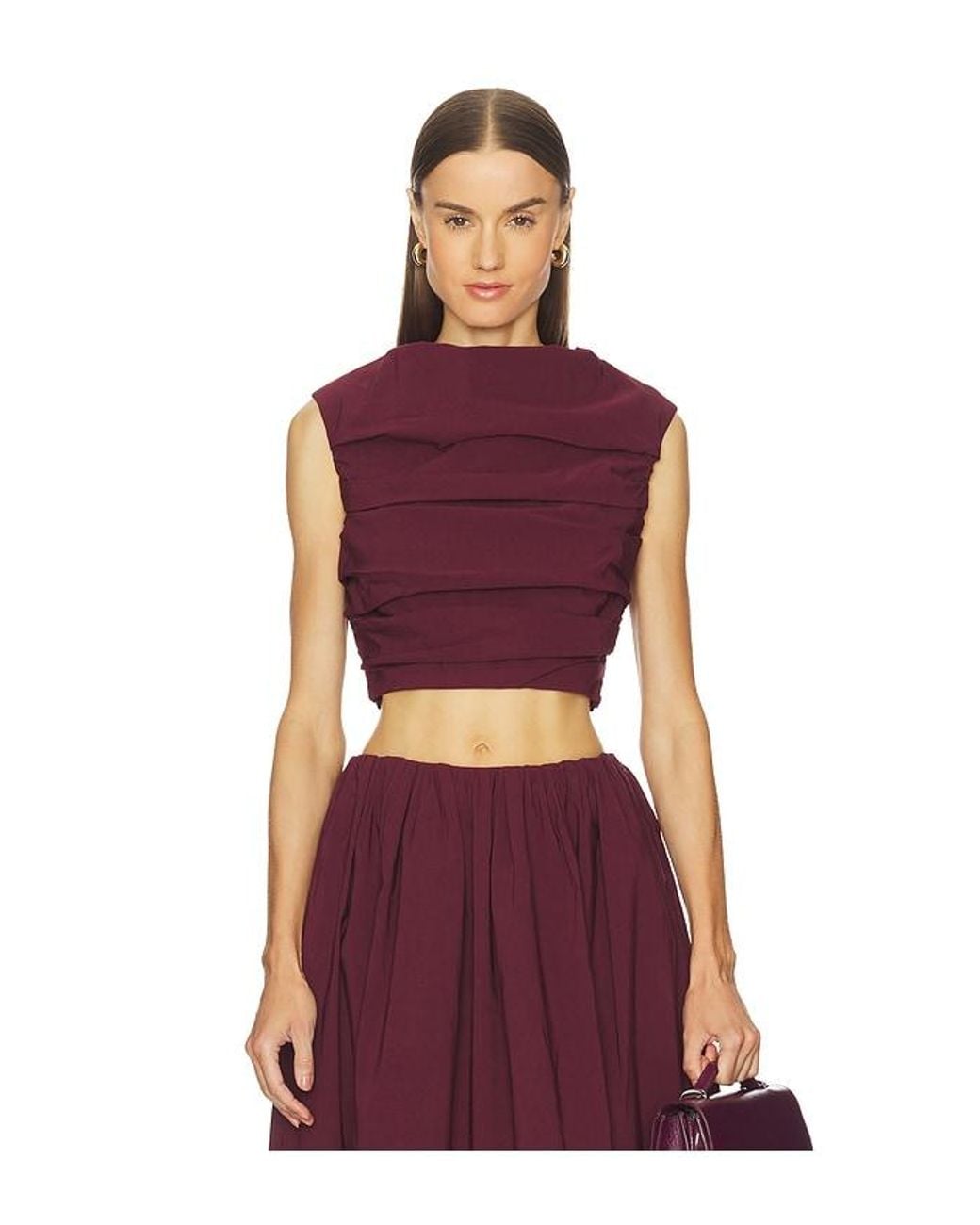 Camila Coelho Red Carina Top