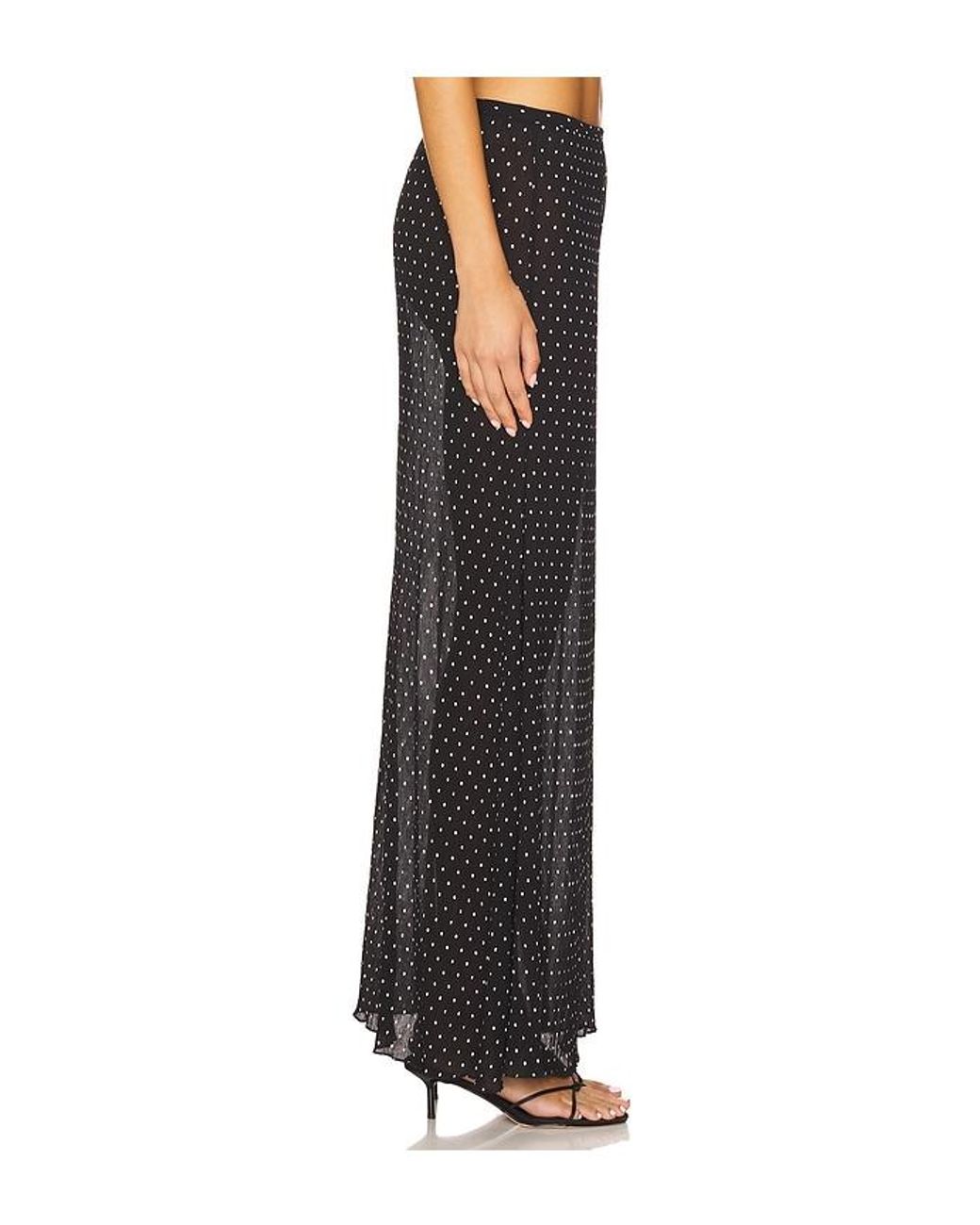 Lioness Black Ford Maxi Skirt