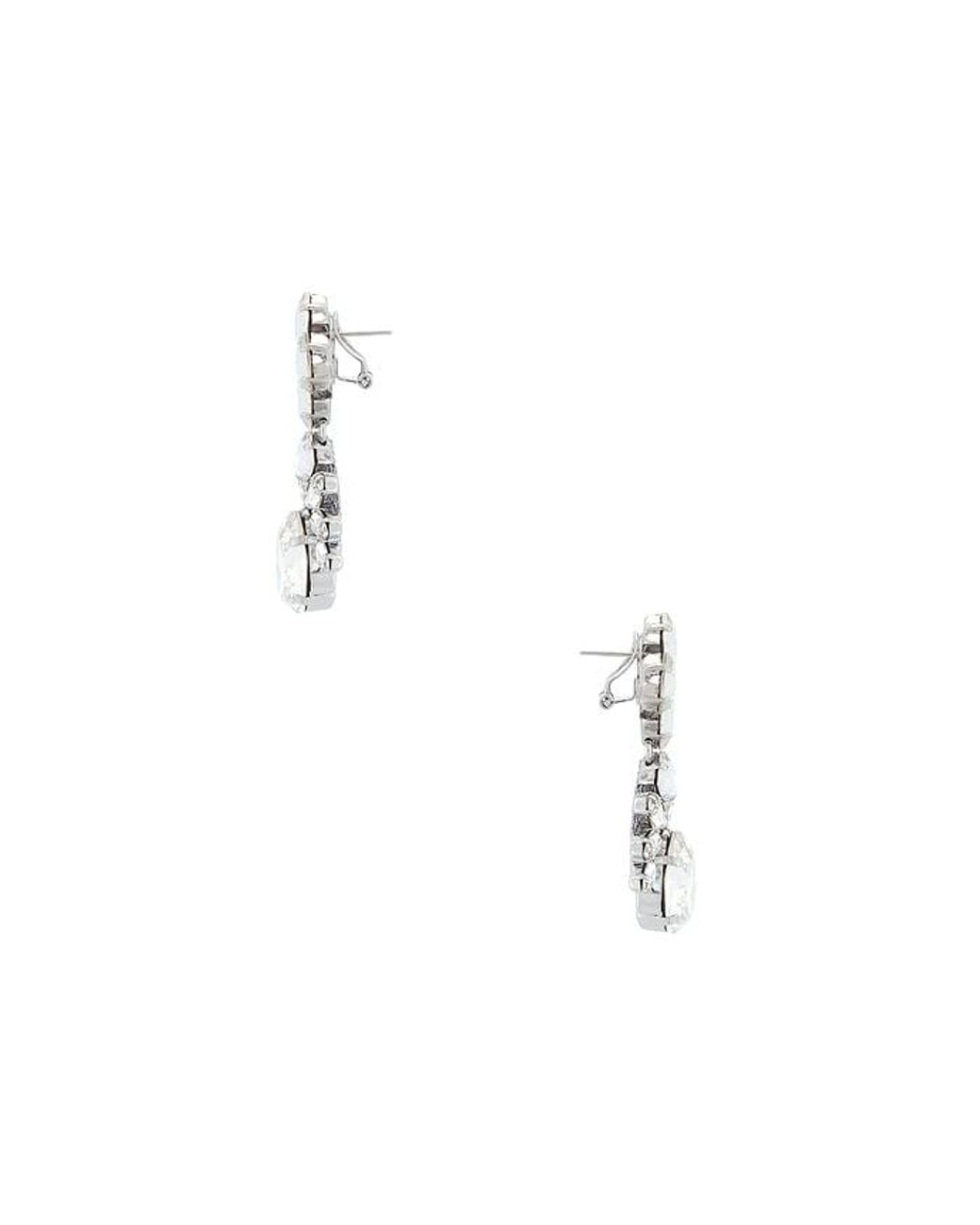 Anton Heunis Multicolor Omega Clasp Pixel & Drop Pendant Earrings