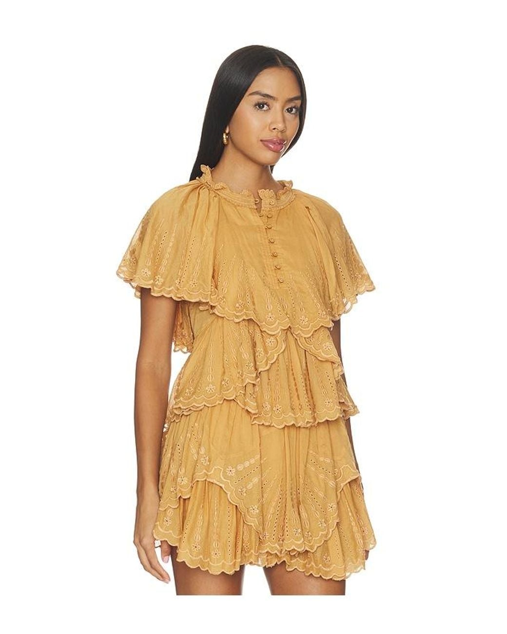 Isabel Marant Orange Lorna Short Sleeve Top