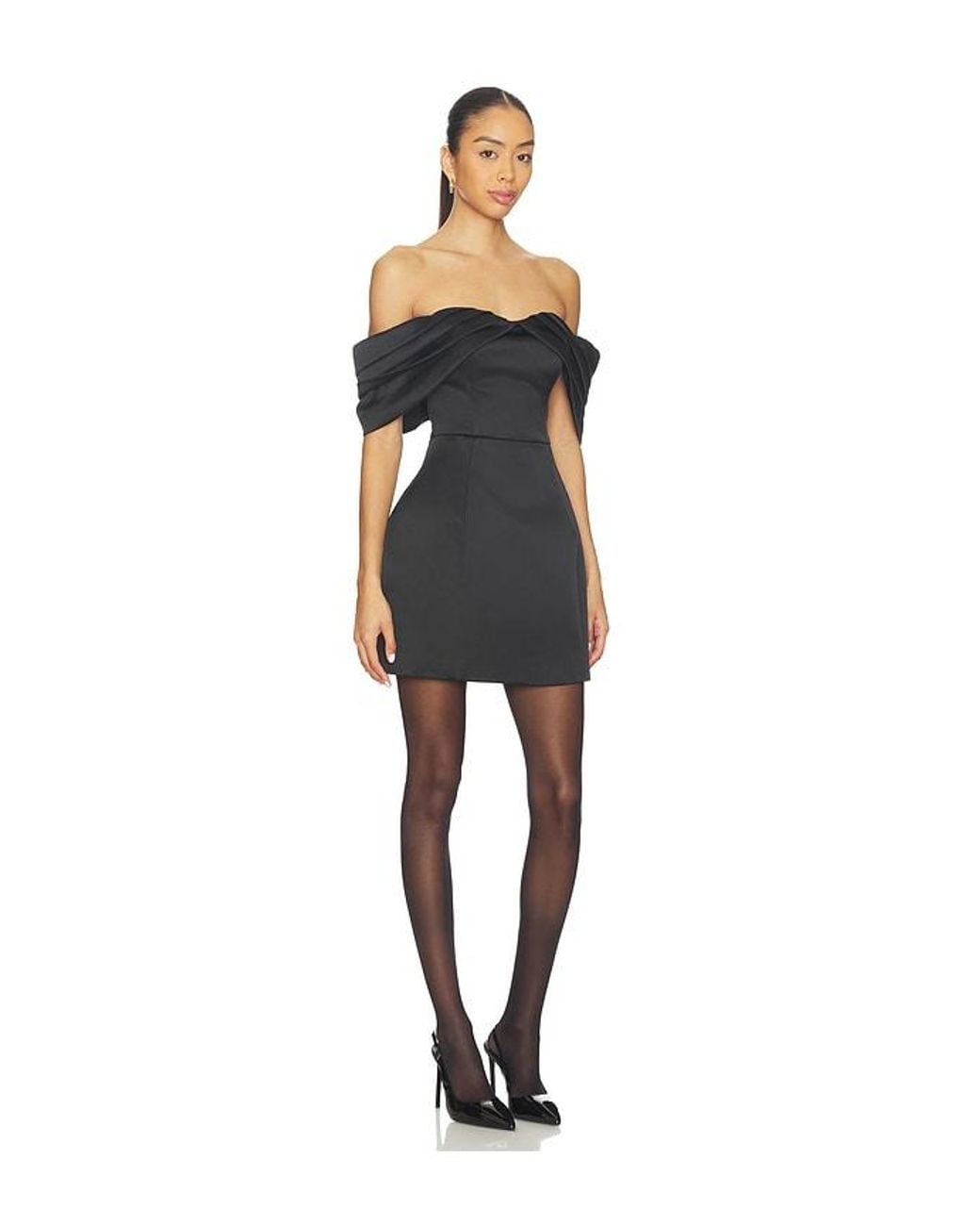 Elliatt Black Hope Tulip Mini Dress
