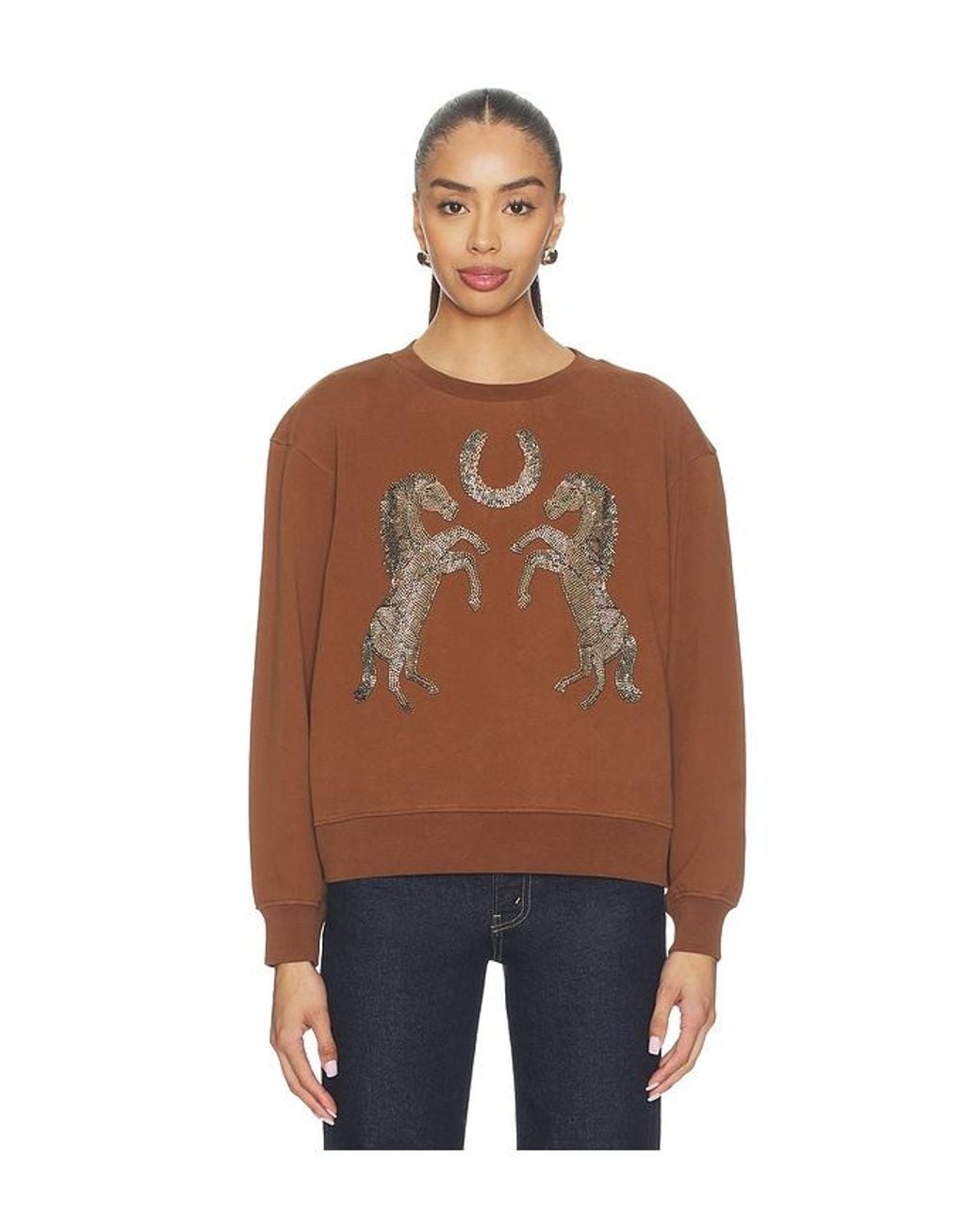 AllSaints Brown Luck Pippa Sweater