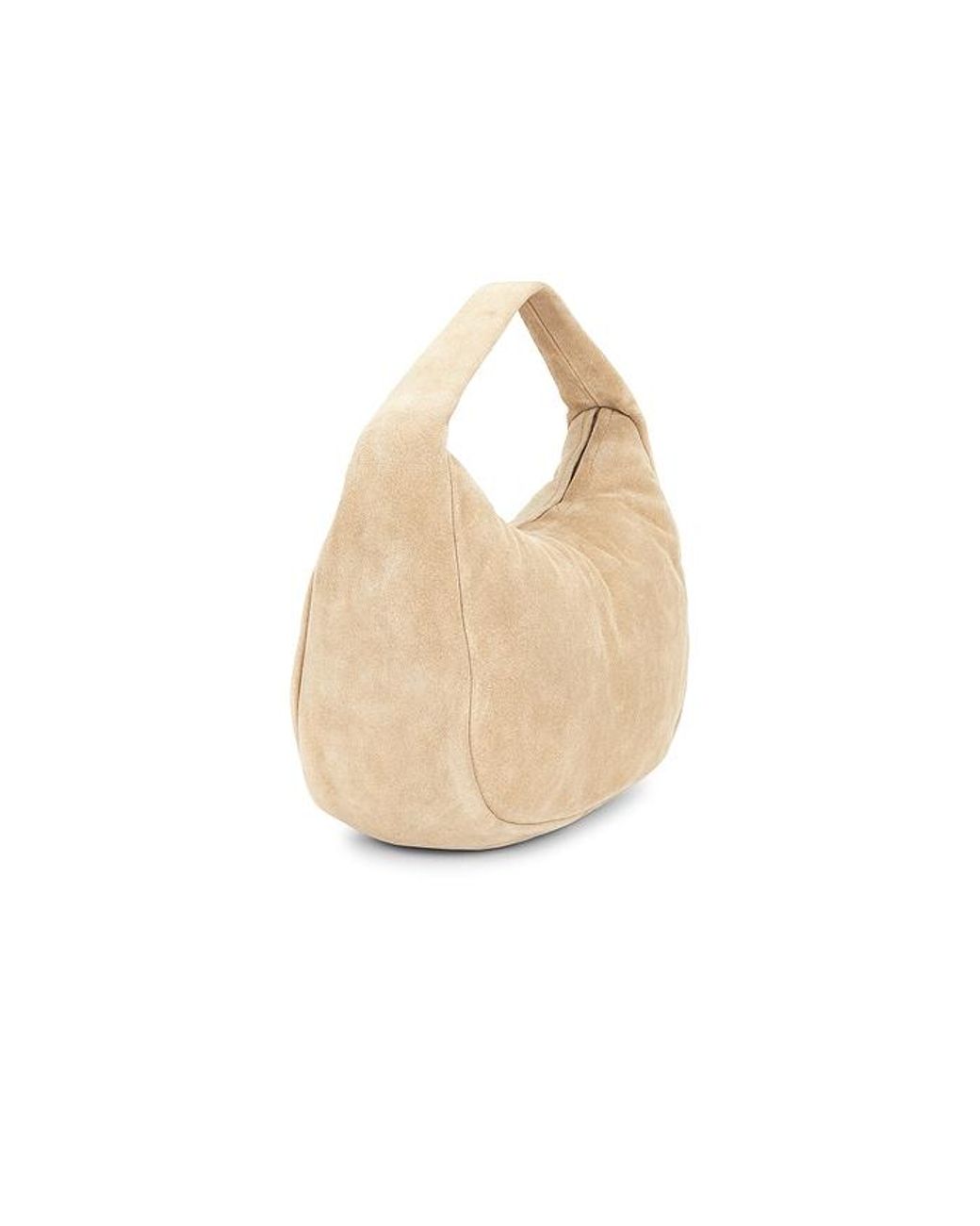 St. Agni Natural Suede Large Bon Bon Bag