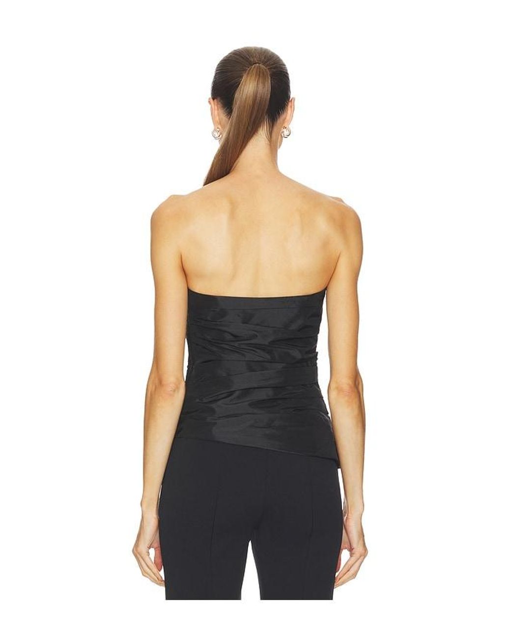 Jonathan Simkhai Black Emerson Bustier Top