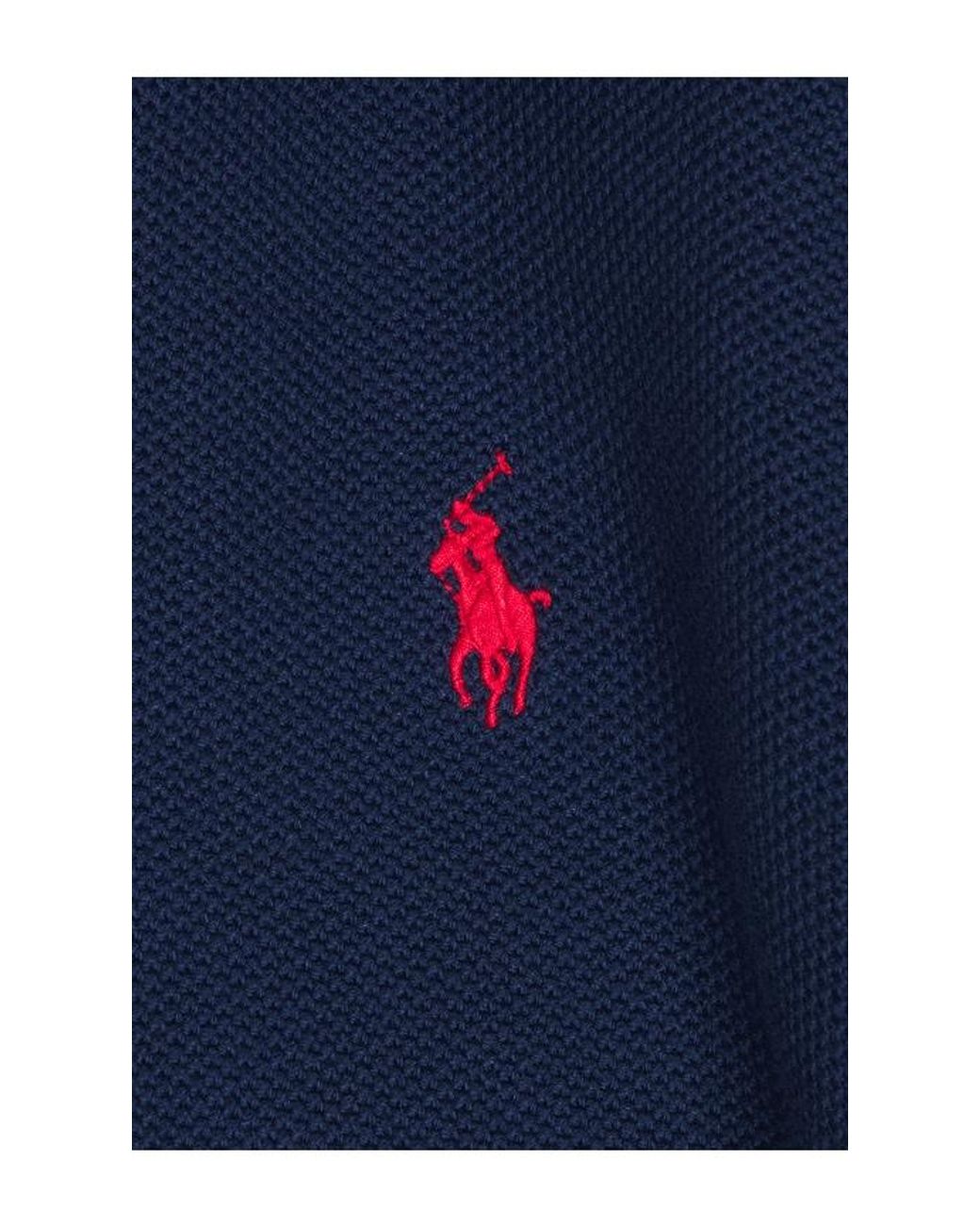 Polo Ralph Lauren Blue Sleeveless Polo Knit Collar Pullover