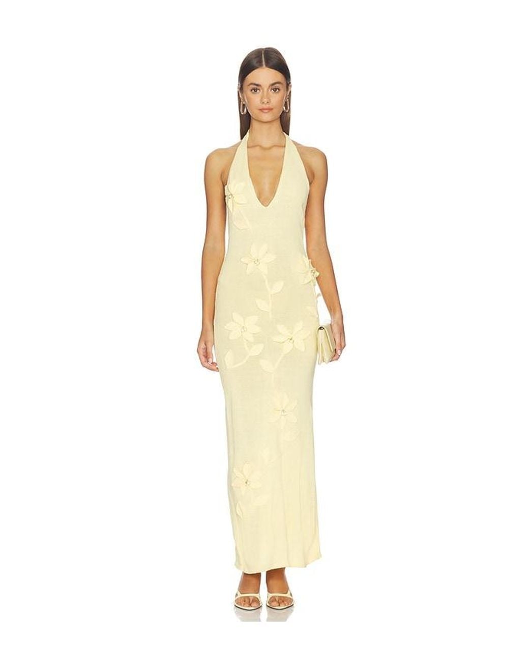 CAPITTANA Metallic Uchi Dress