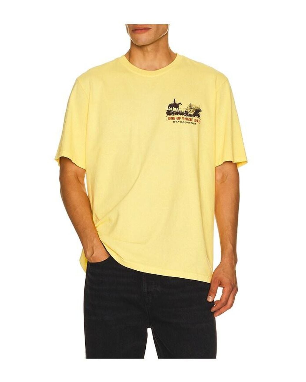 One Of These Days Yellow Trail Of Dust Tee Shirt for men