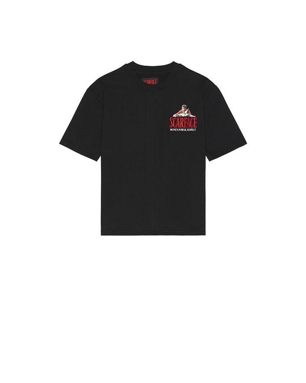 Reason Black Scarface Heavy Terry Tee for men