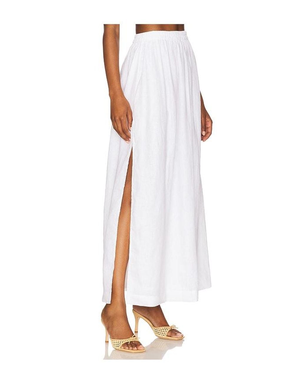 Mikoh Swimwear White Ciel Skirt