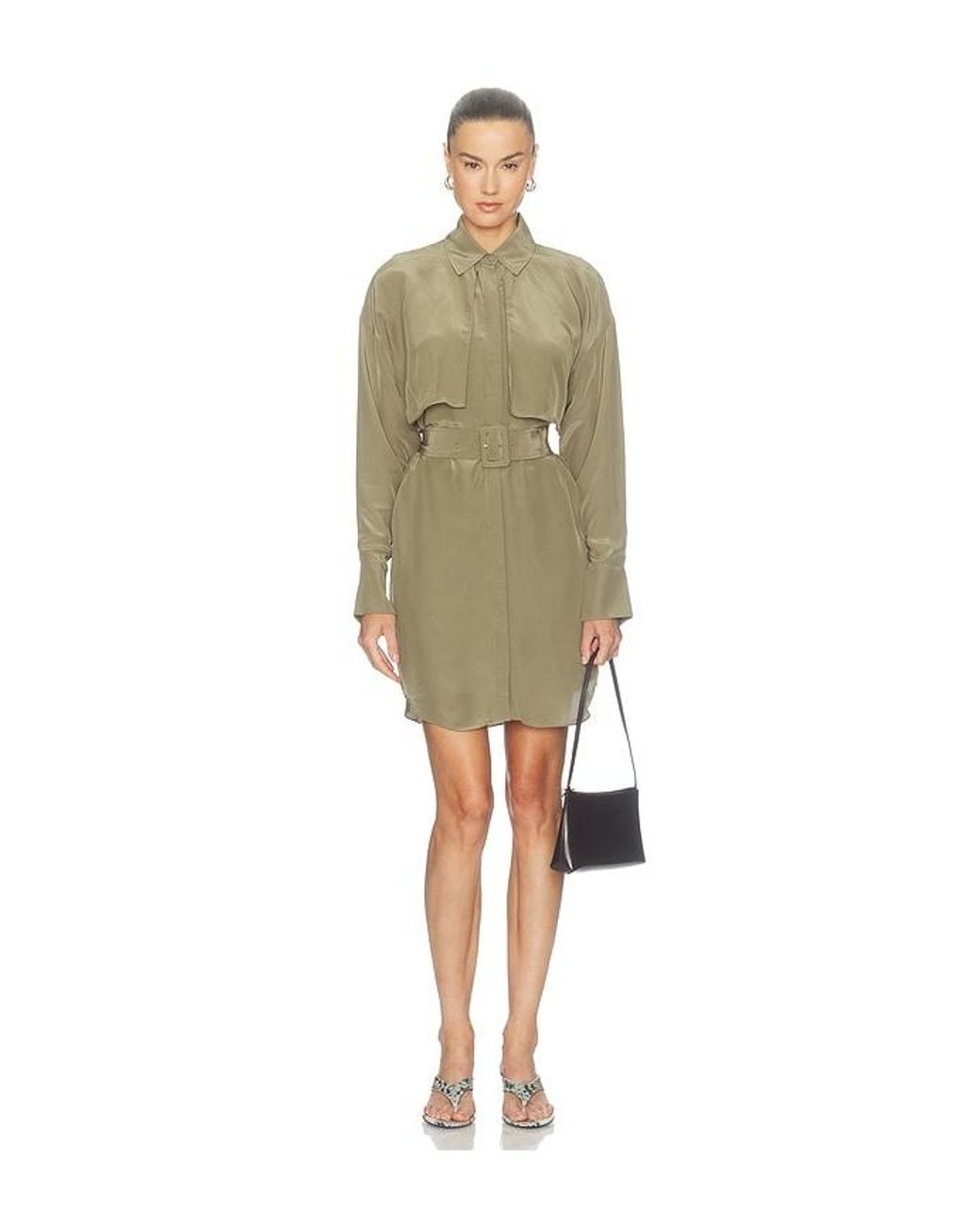 Veronica Beard Natural Darlis Tunic Dress