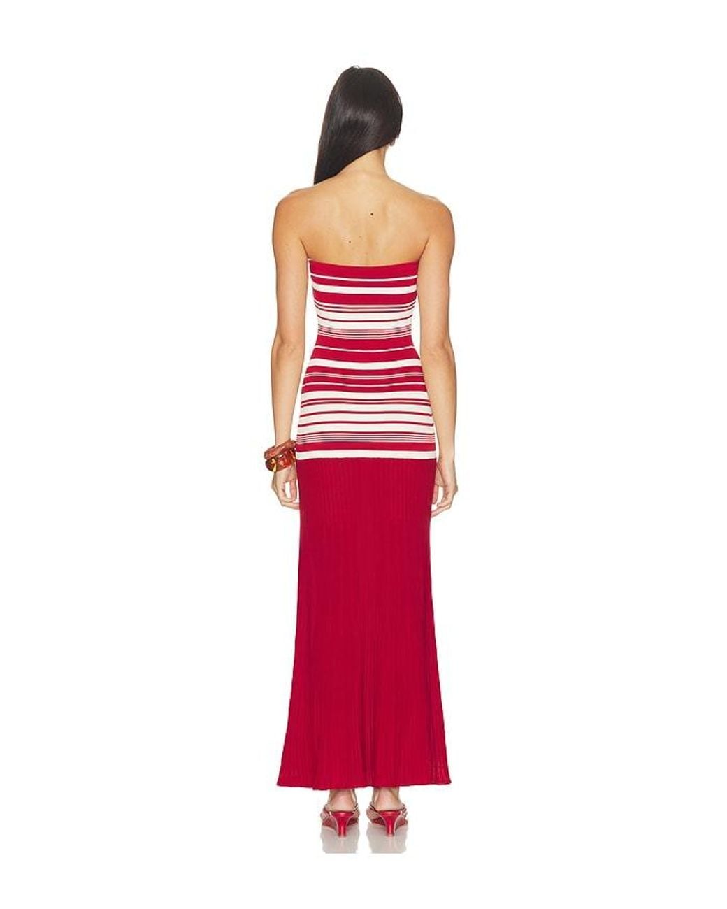 Faithfull The Brand Red Valmir Maxi Dress