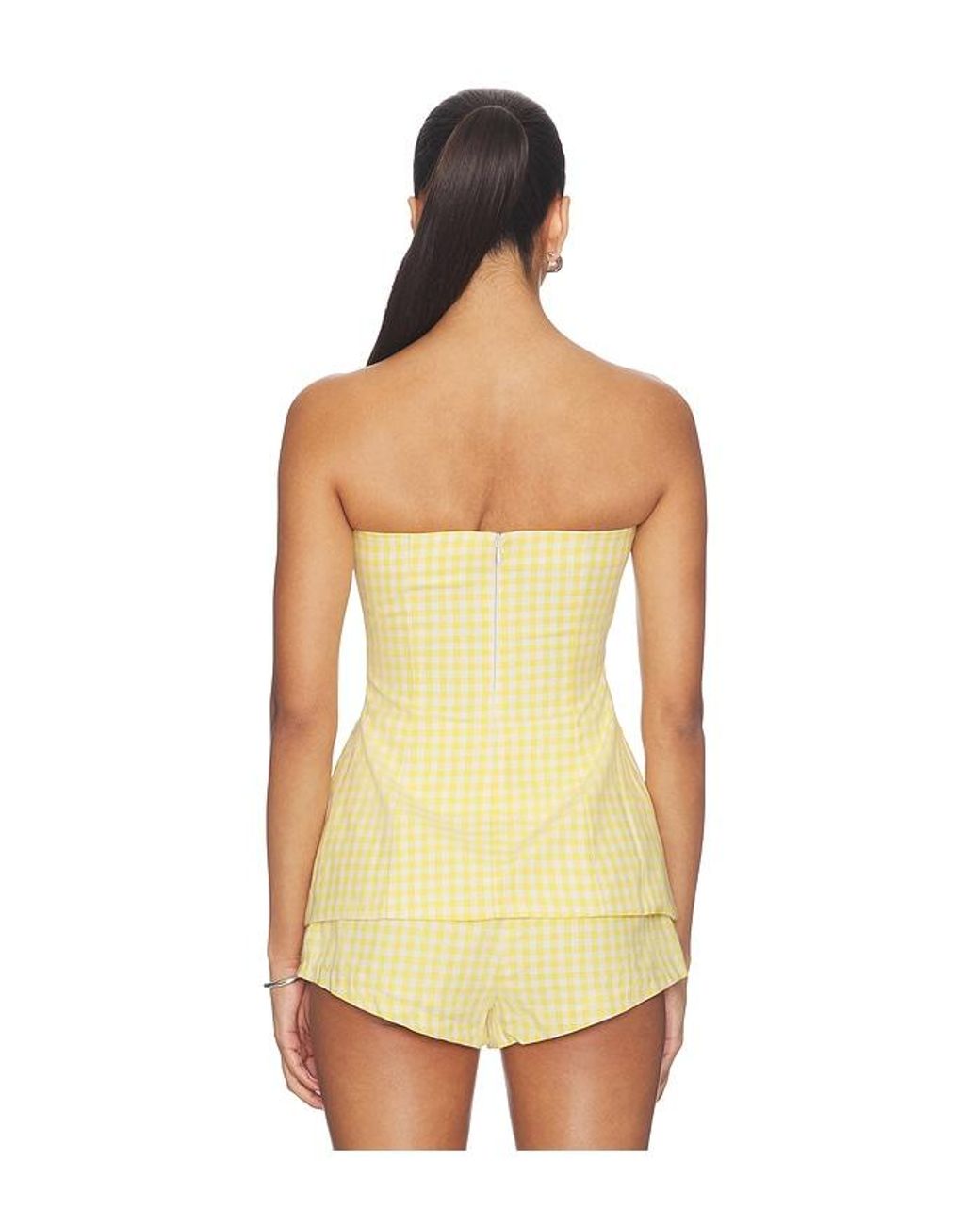 Amanda Uprichard Yellow Solinda Tunic