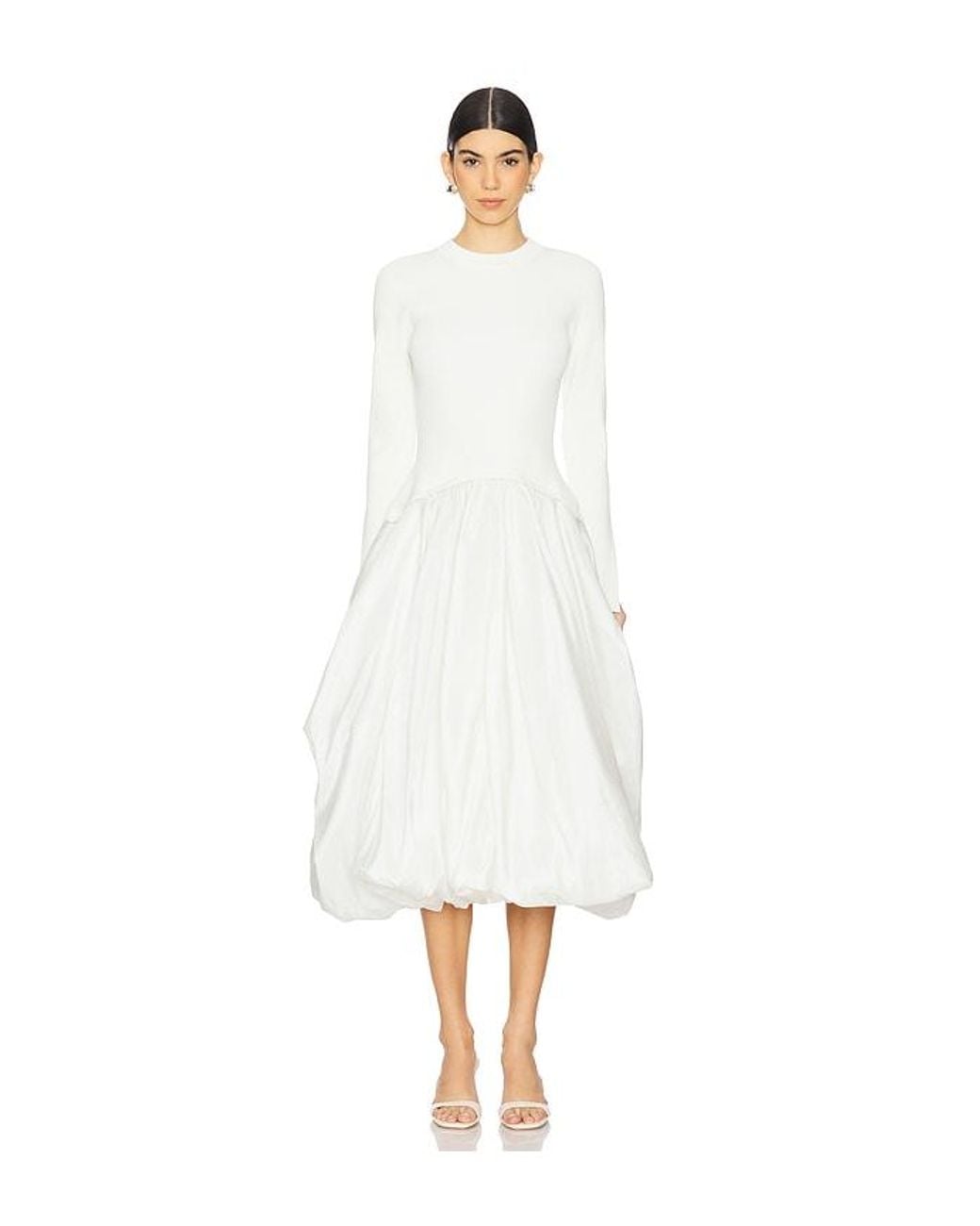 Jonathan Simkhai White Kenlie Midi Dress