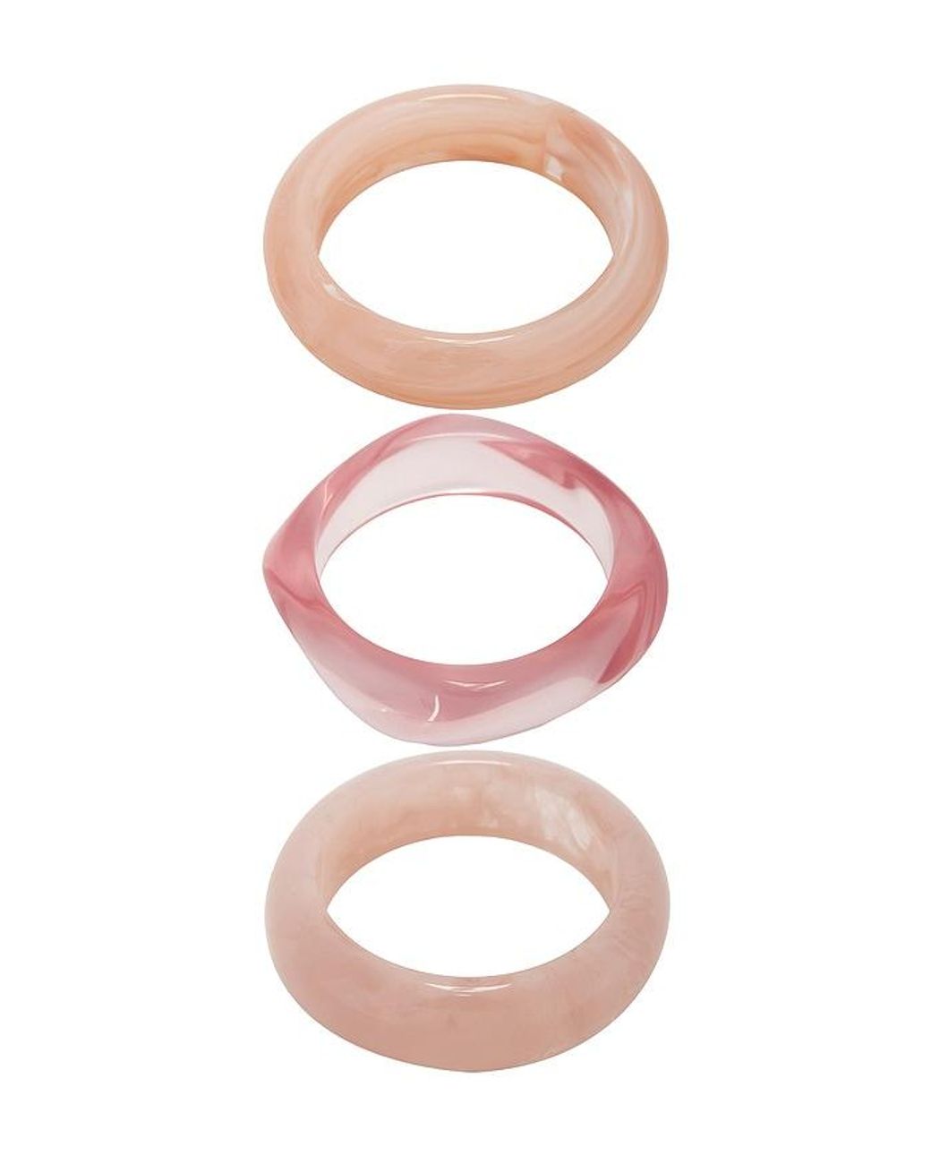 Luv Aj Pink The Formentera Bangle Set