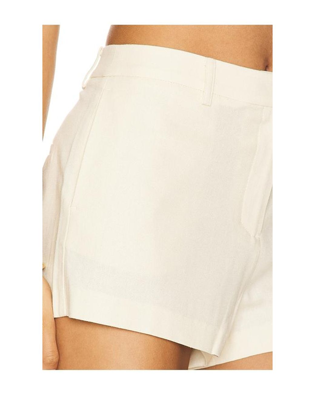 Shani Shemer White Jolin Shorts