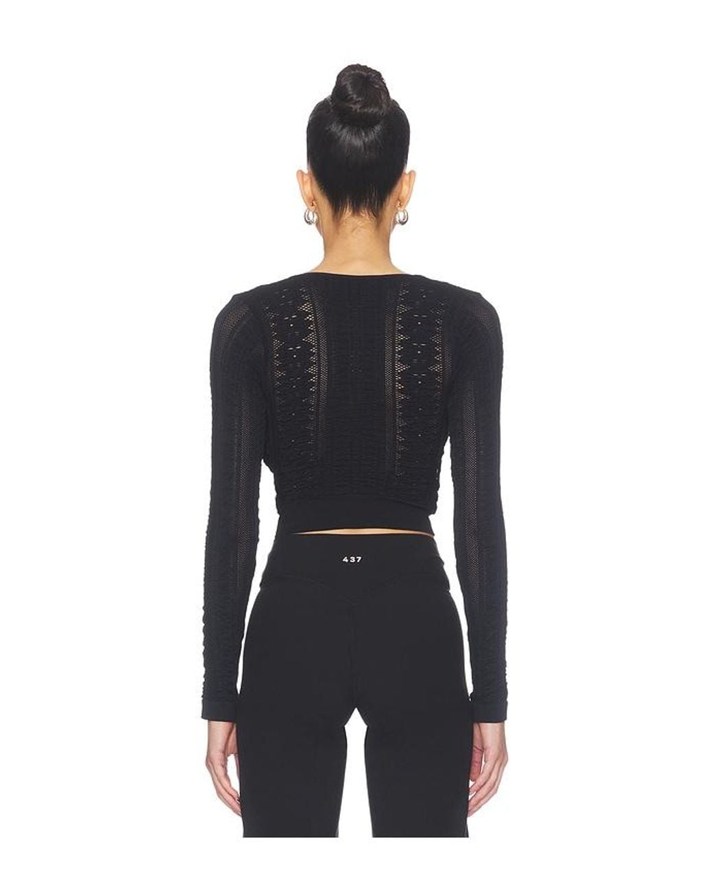 Free People Black X Fp Movement Vixen Longsleeve Layer