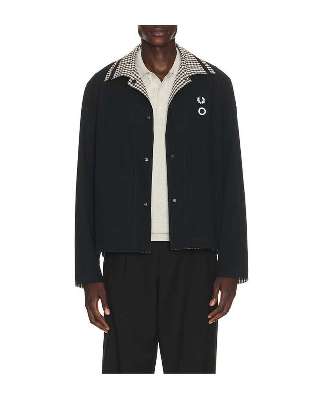 Fred Perry Gray X Craig Reversible Jacket for men