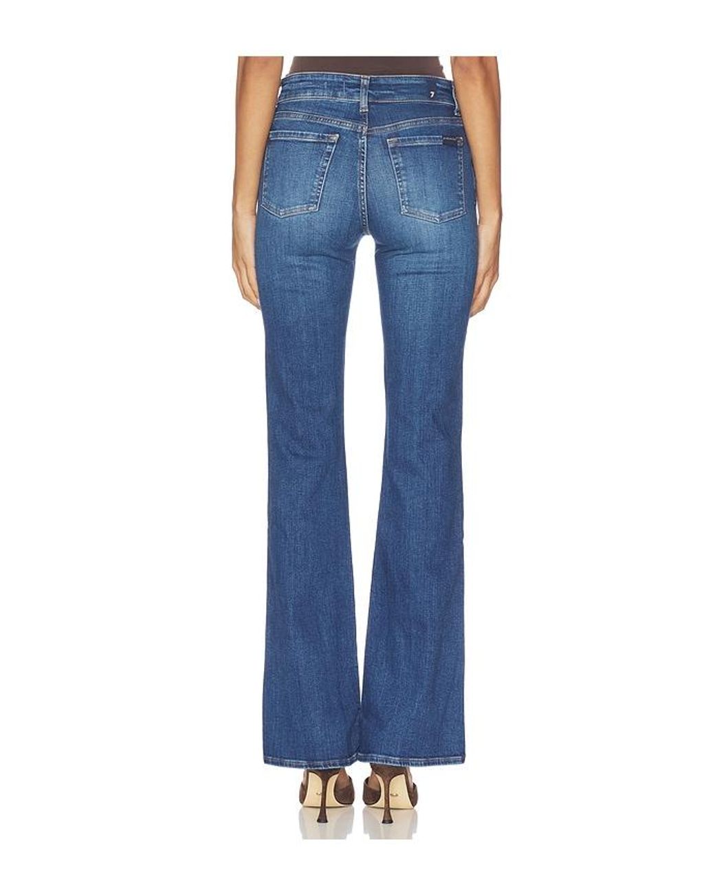 7 For All Mankind Blue The Leggy Bootcut Jeans
