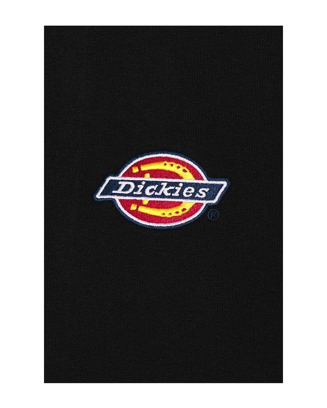 Dickies Black Chest Hit Logo Hoodie for men