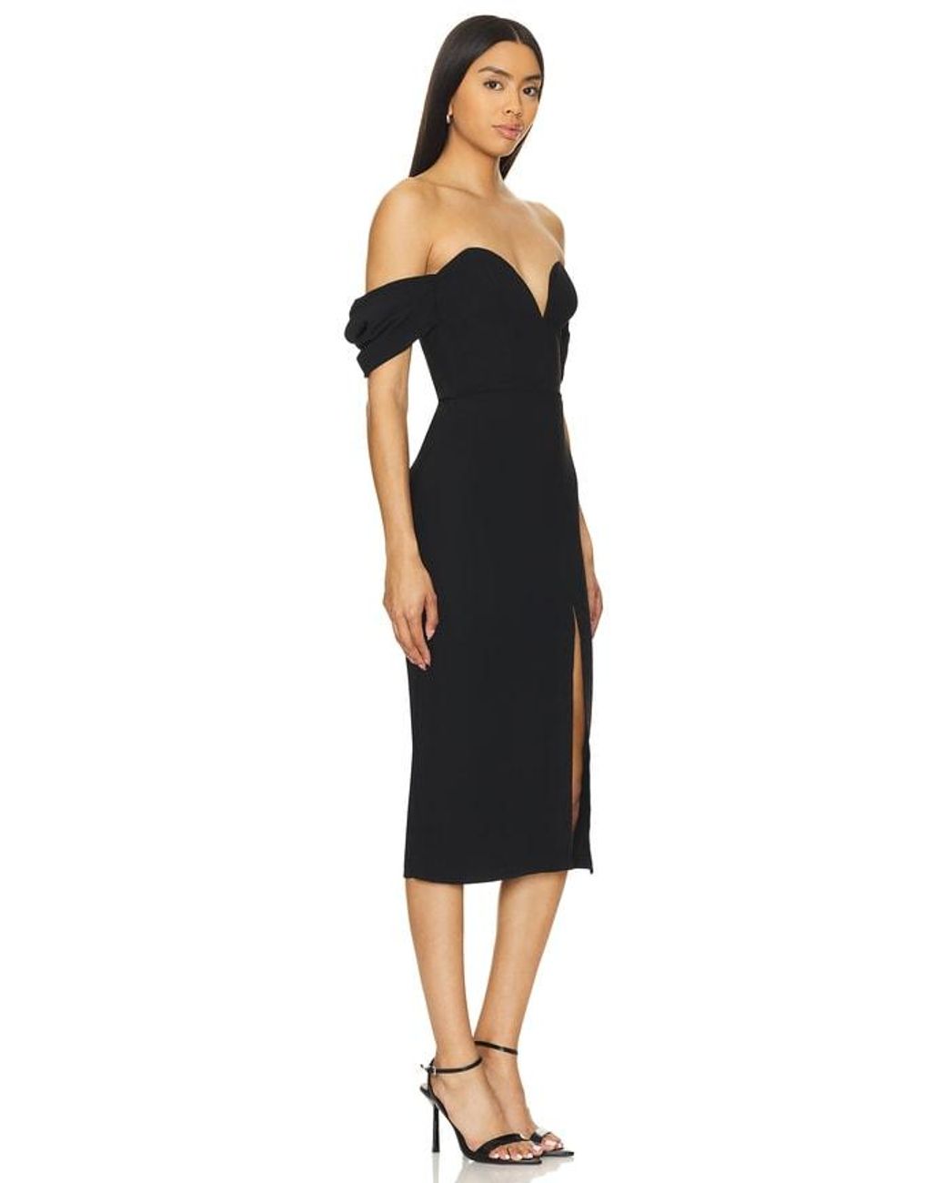Amanda Uprichard Black Victoria Dress