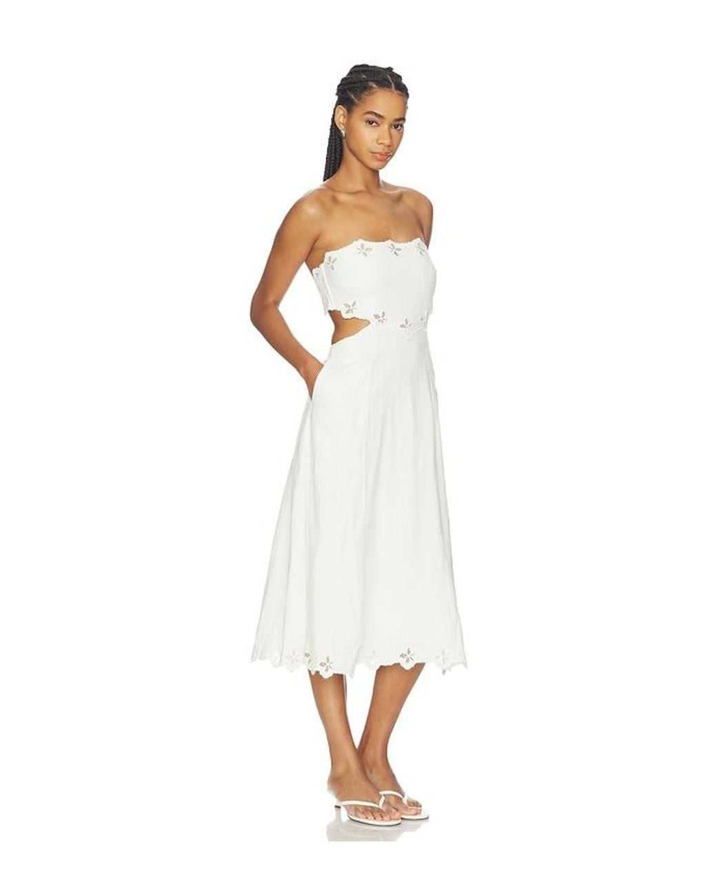 Astr White Shavonda Dress