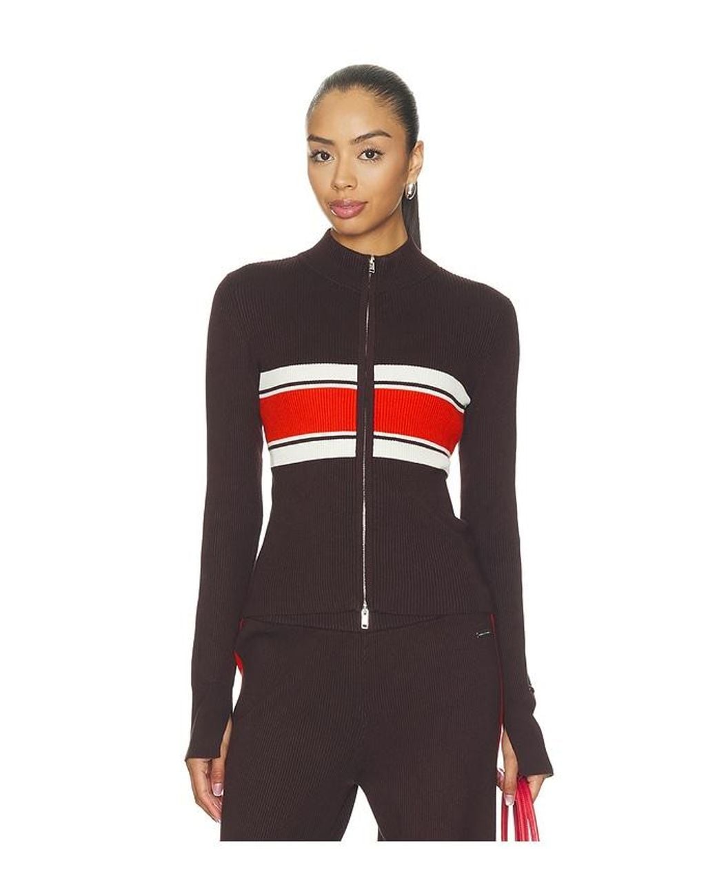 P.E Nation Red Solar Knit Jacket