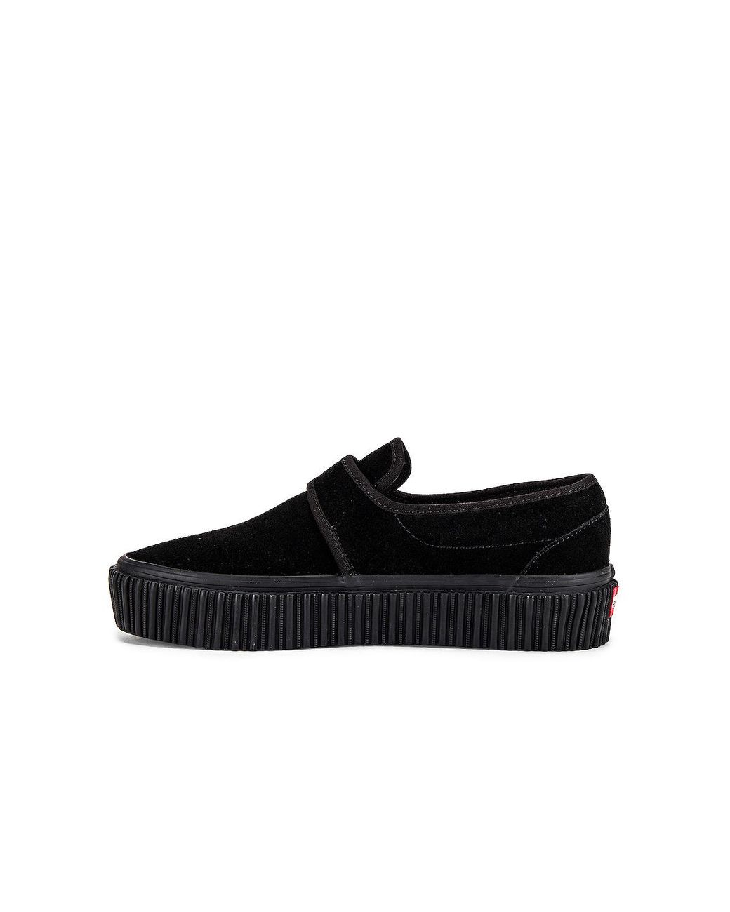 Vans Style 47 Creeper Slip Ons in Black | Lyst