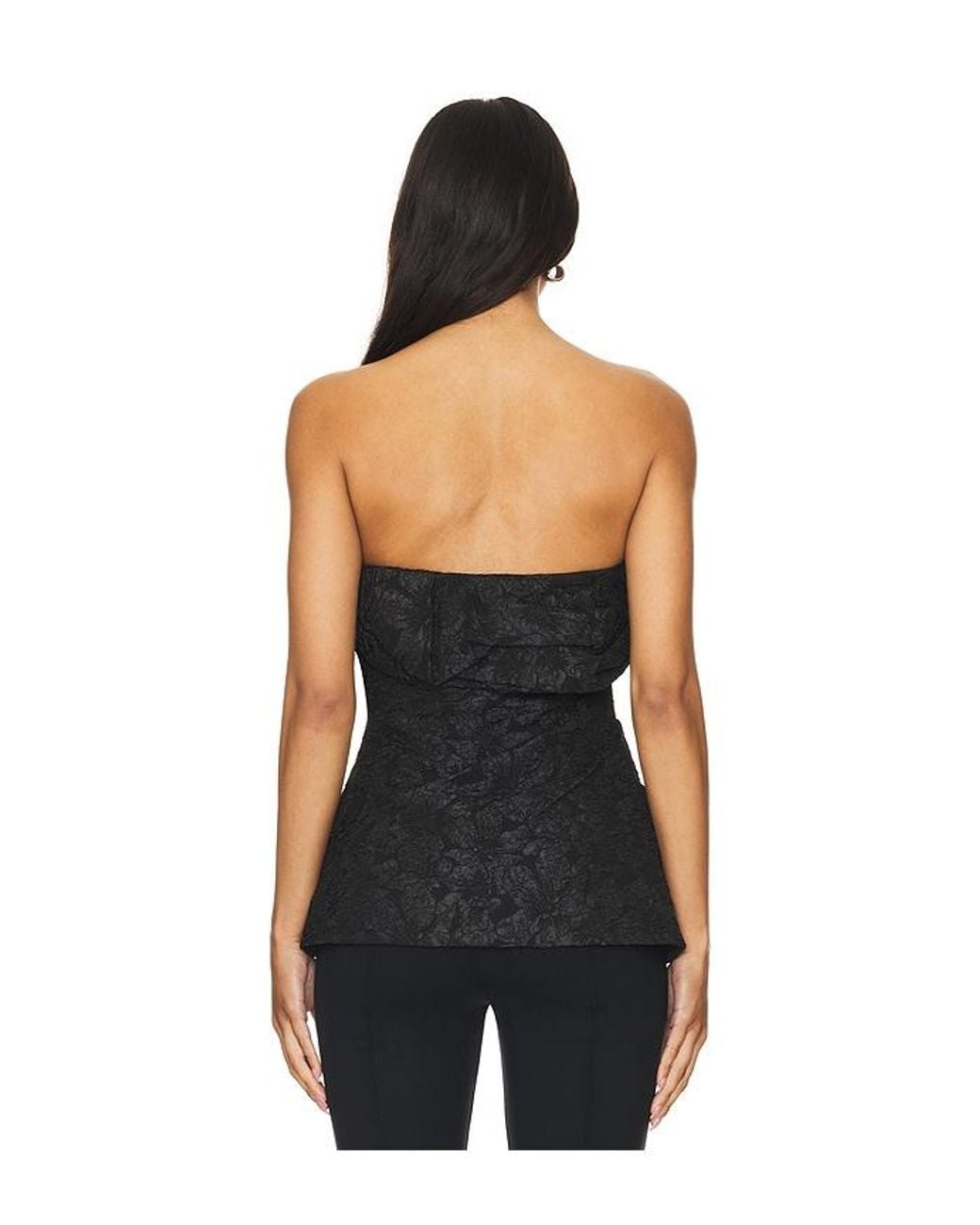 Jonathan Simkhai Black Gael Top