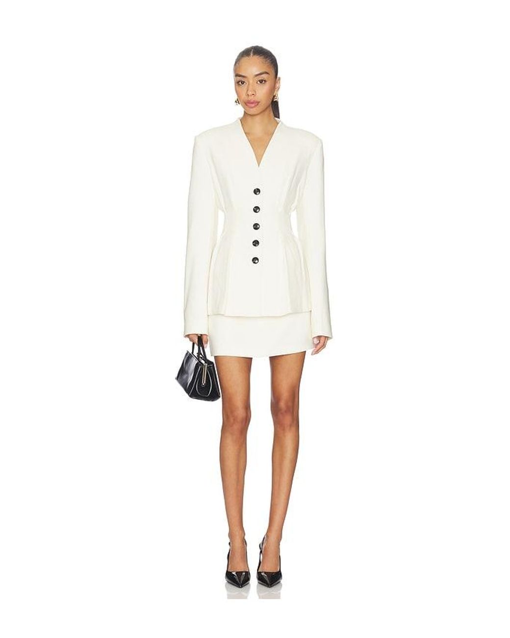 Lovers + Friends White Paola Mini Skirt