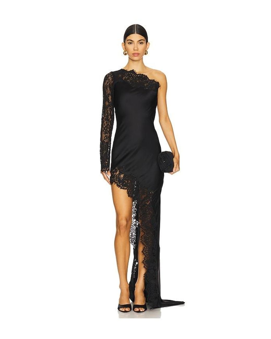 MAJORELLE Black Saskia Gown