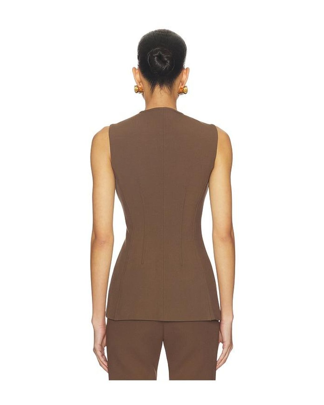 Veronica Beard Brown Jessup Vest