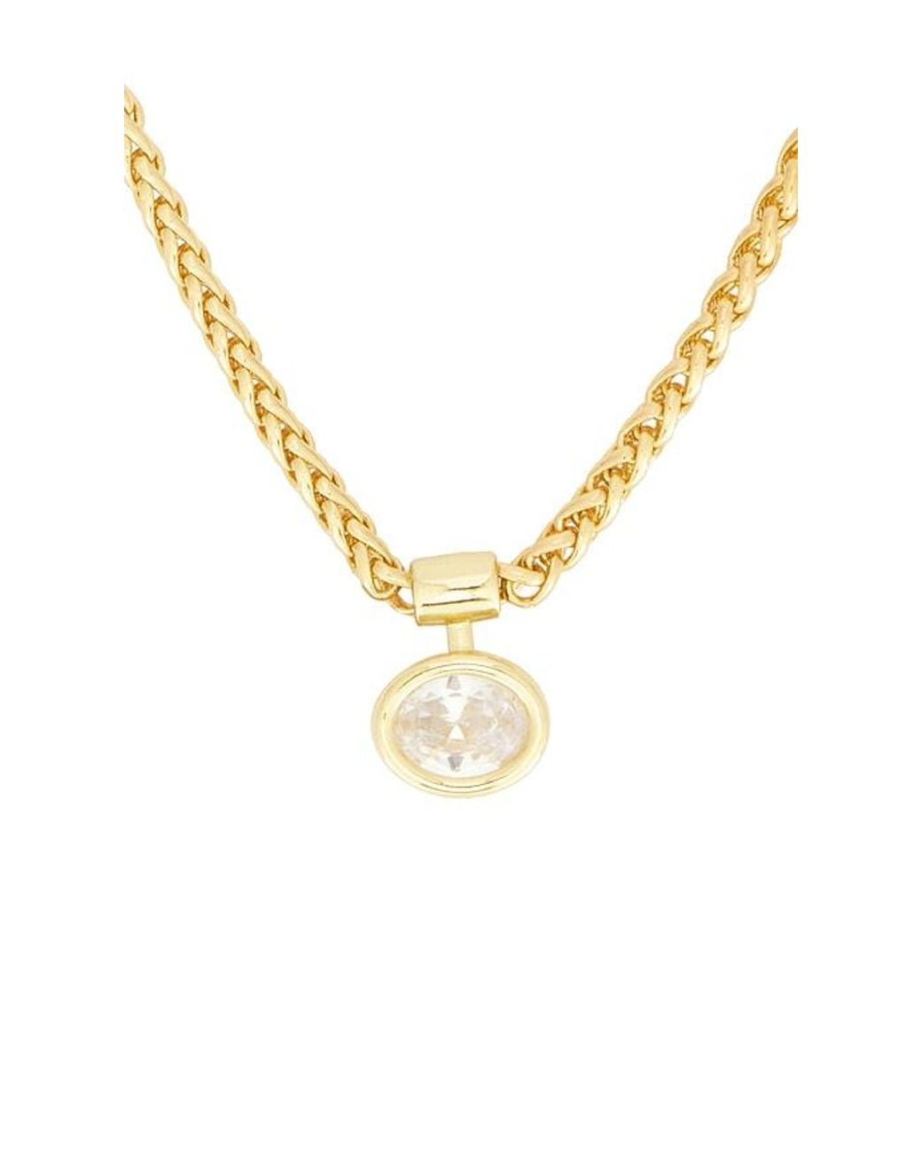 Shashi Metallic Olympia Diamond Necklaace