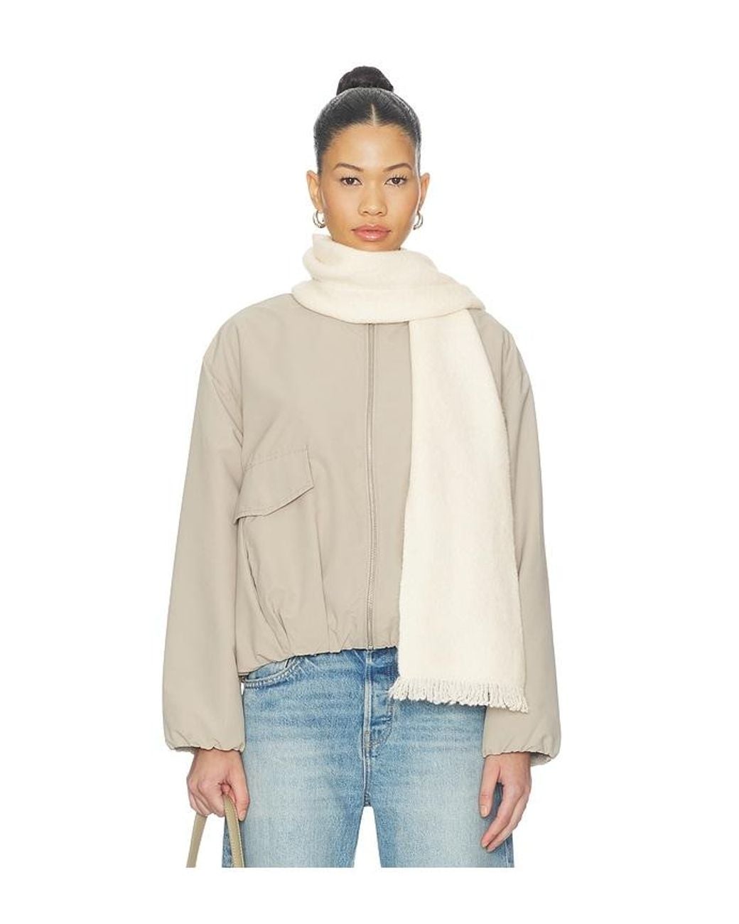 Hat Attack Natural Toasty Stretch Scarf