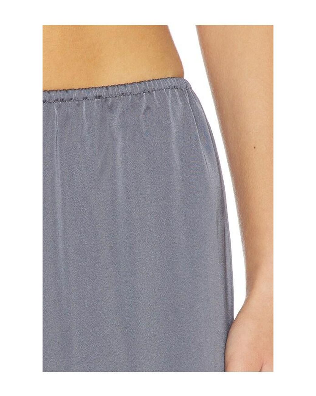ALL THE WAYS Gray Joelle Satin Pant
