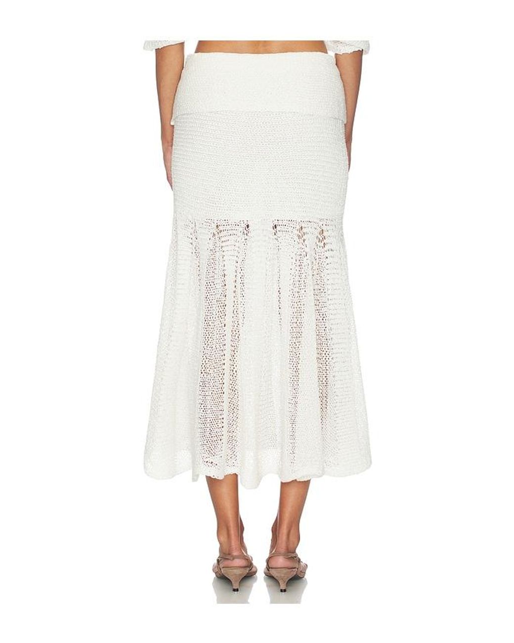 Et Ochs White Kiernan Knit Skirt