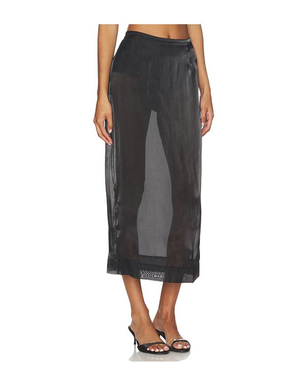 Madison The Label Black Knox Midi Skirt