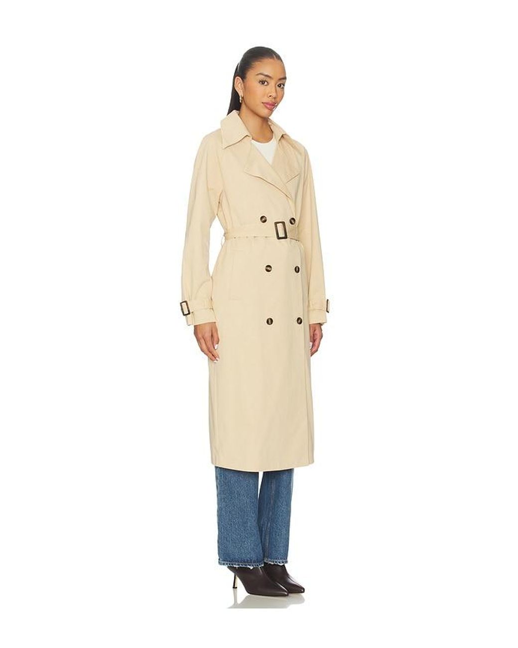 ALL THE WAYS Natural Kendall Trench Coat