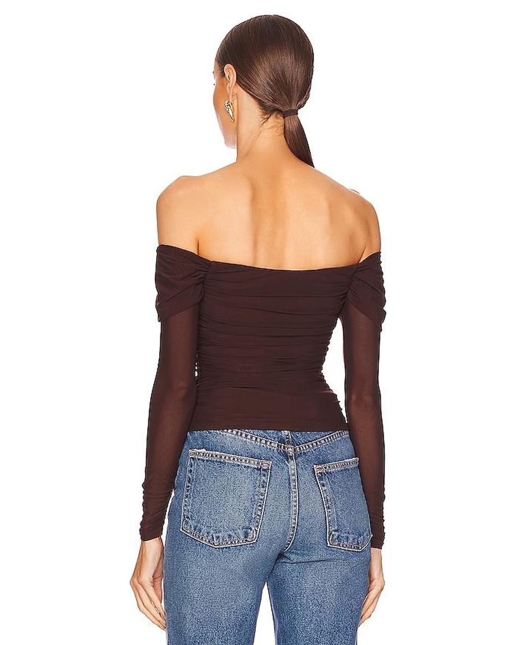 Constance Top en Brown MAJORELLE