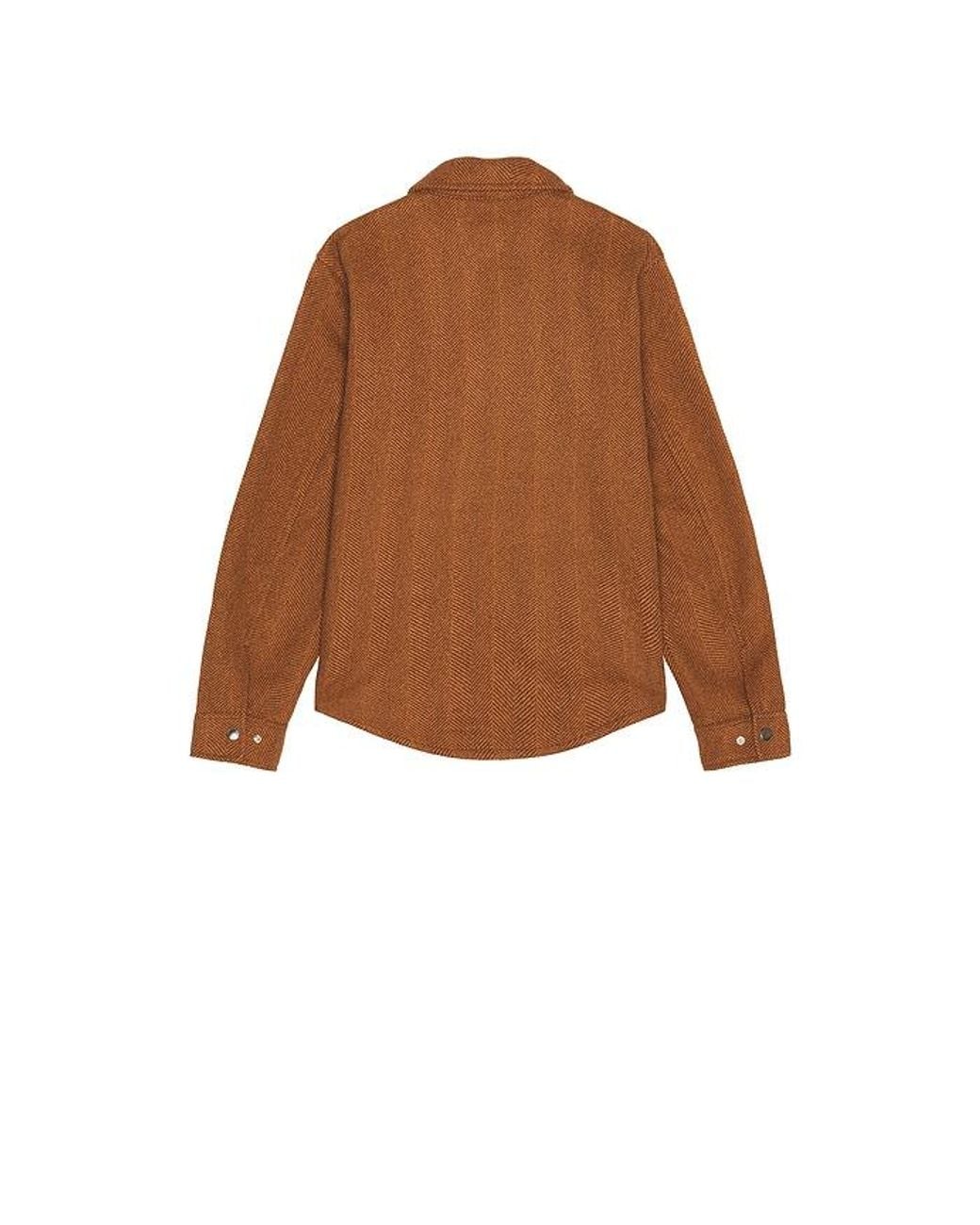 Brixton Brown Durham Brushed Jacket for men